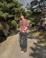 土ロウピグメントショートスリーブTシャツ