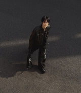 カータークロスリベットヴィンテージレザージャケット