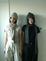 Merlot Stripe Muffler (3 Colors)