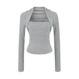 Nieve Sculpted Neckline Knit