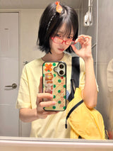 G!N! Guinea Friends yellow Case Glass Bumper