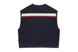 DOUBLE LINE WAFFLE KNIT VEST