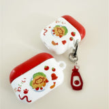Omurice Airpods case + charm