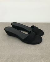 Rev Suede Wedge Mules (2color)