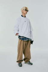 Layered LongSleeve T-shirts_White