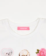 GRAPHIC CROP T WHITE