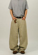 RU Dying Cotton Wide Pants