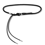 2way rope belt black