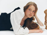 Square Frill Blouse (White)