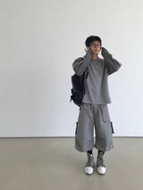 ポアリベット8分丈バミューダパンツ 3C