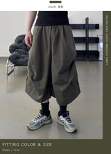 Veluke Belt Cargo Bermuda Pants