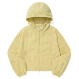 KIRSH PLAIN INCISION WOVEN WINDBREAKER [LIGHT YELLOW]