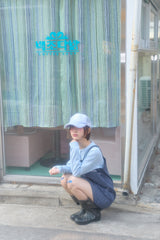ドーリーボタンミニドレス(NAVY)