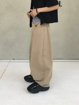 Diato Curved Dart Cotton Pants 5C
