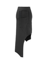 unbalanced low tunnel skirt (2color)