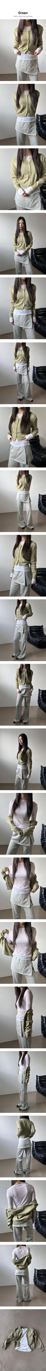Soft v neck crop cardigan(6color)