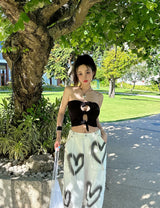 Spray Unisex Heart Cargo Pants