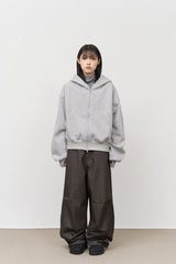 Neo Cropped Zip Hoodie