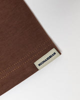 MOONANDBEAM LOGO TEE (BROWN)
