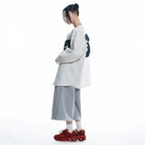 ENOE ワッペンスウェットバミューダパンツ - GREY