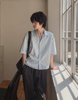 ベーシックエアクロップショートスリーブシャツ