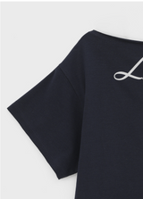 [MADE] Freepi Boatneck Printed Short Sleeve T-shirt