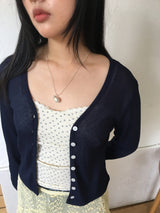 Clementine Silver Ball Necklace (2color)