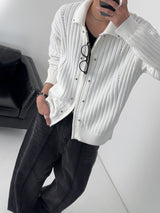 WL Ed Rivet Ribbed Knit Zip-Up (2C)