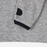 Lav Crop Contrast Knit