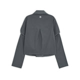 デタッチャブルラウンドジャケット (チャコール)