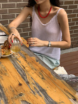 [MADE] RODYL FRILL KNIT SLEEVELESS