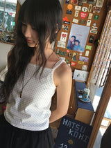 Afili Dot Lace Sleeveless