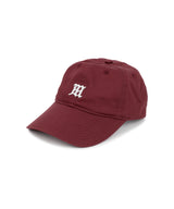 M LOGO COTTON BALL CAP_BURGUNDY