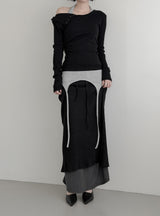 If Button One-Shoulder Off-Tee