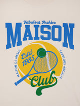 UNISEX オーバーフィットスポーツムーブショートスリーブT　クリーム(FCE2TS404M)