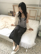 chiffon sleeveless blouse