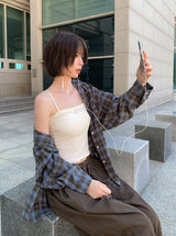 Ked Snap Wide Cotton Banding Long Pants