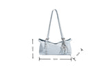 Star Print Soft Quilted Toast Bag - Premium Mini Crossbody Bag