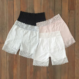 Lace Layer Sagging Shorts - 4COLOR