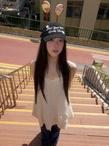 Lucky Clover Cap-Black