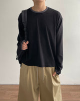 Lav Crop Contrast Knit