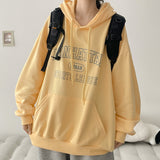 Tans Lettering Boxfit Hoodie (6 colors) H&L