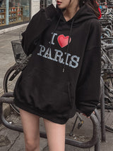 Cont paris over fit hoodie