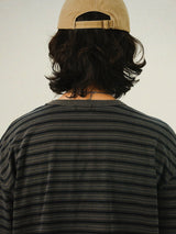 WO Pigment Stripe Long Sleeves
