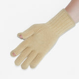 Cashmere Blend Touch Gloves_Yellow