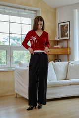 MOON NIGHT WIDE PANTS / BLACK