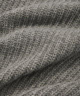 Women’s Multi-Yarn V-Neck Knit Melange Gray