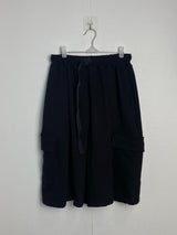 Strap sweat bermuda pants 2C