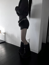 モヘアマイクロショートパンツ(2color)