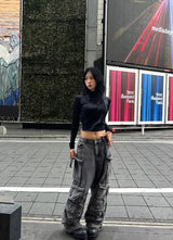 Featherweight Longline Carpenter Wide Denim